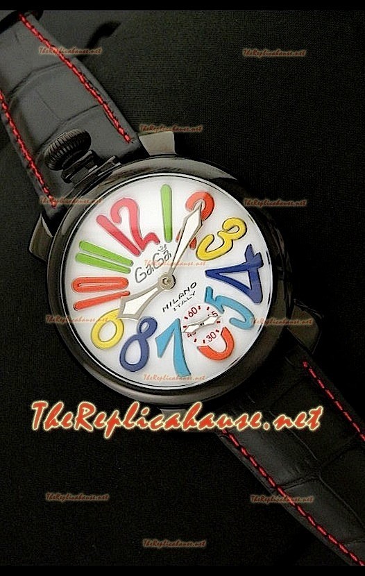 GaGa Milano Reloj manual en carcasa de PVD - 48MM 