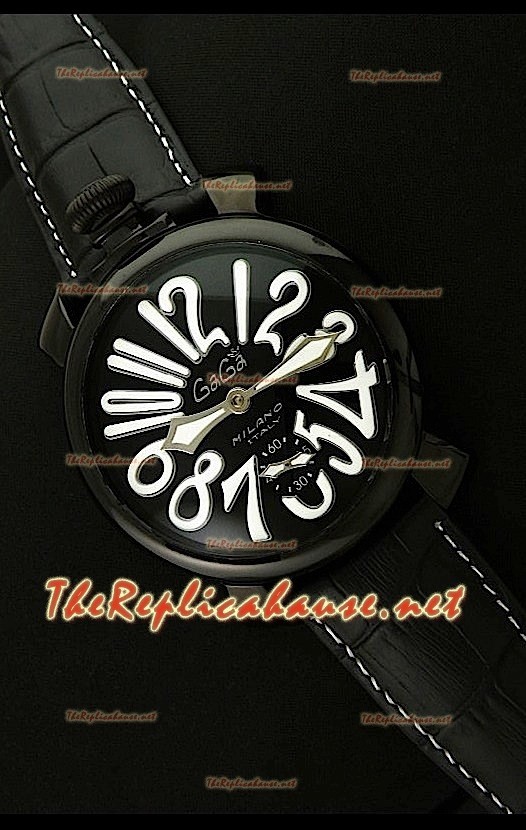 GaGa Milano Reloj manual en carcasa de PVD - 48MM 