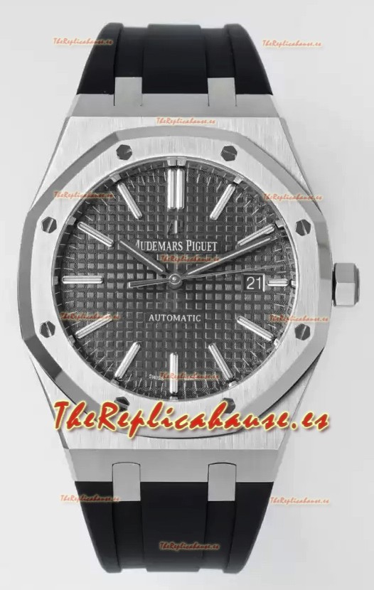 Audemars Piguet Royal 15400 41MM Dial Gris Acero 904L Movimiento CAL.3120 Réplica Espejo 1:1