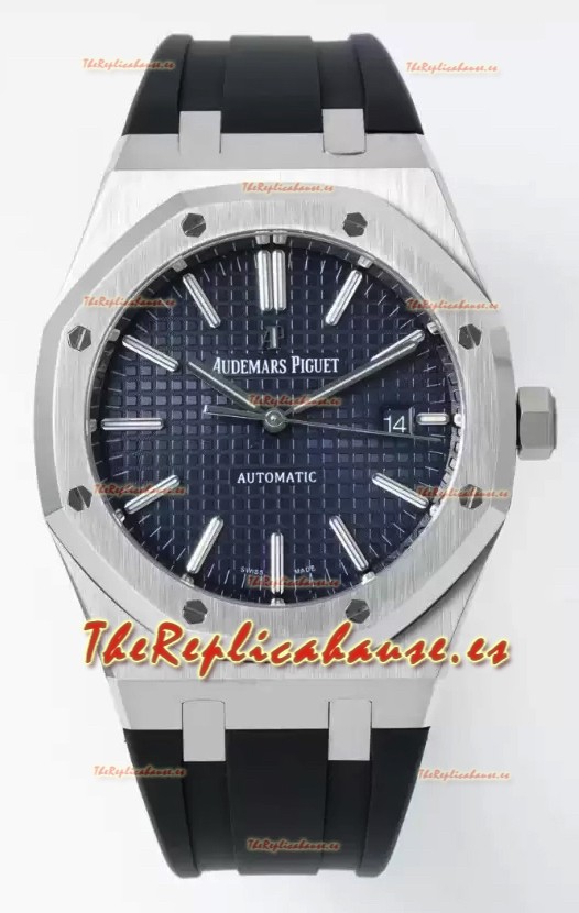 Audemars Piguet Royal 15400 41MM Dial Azul Acero 904L Movimiento CAL.3120 Réplica Espejo 1:1