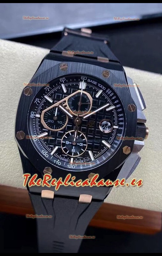 Audemars Piguet Royal Oak Offshore 44MM Cronógrafo Reloj Réplica 1:1 - Revestimiento DLC