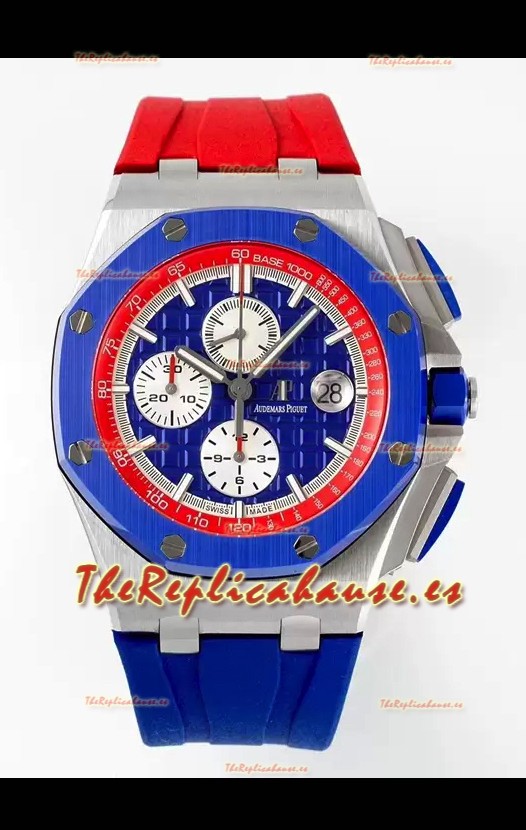 Audemars Piguet Royal Oak Offshore Edición Cronógrafo Ryders Cup Azul Reloj Réplica Espejo 1:1