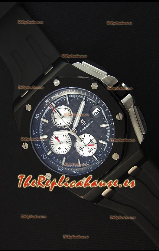 Audemars Piguet Royal Oak Offshore Reloj Réplica Cronógrafo de Cuarzo Suizo Caja en PVD