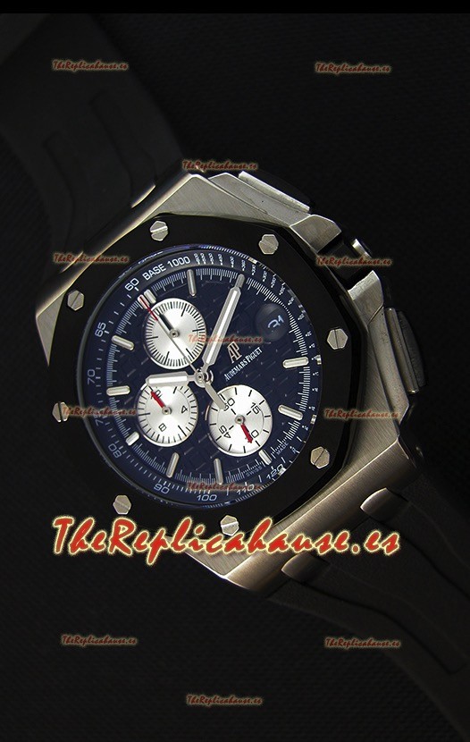 Audemars Piguet Royal Oak Offshore Reloj Cronógrafo de Cuarzo Suizo, Caja de Acero Inoxidable.