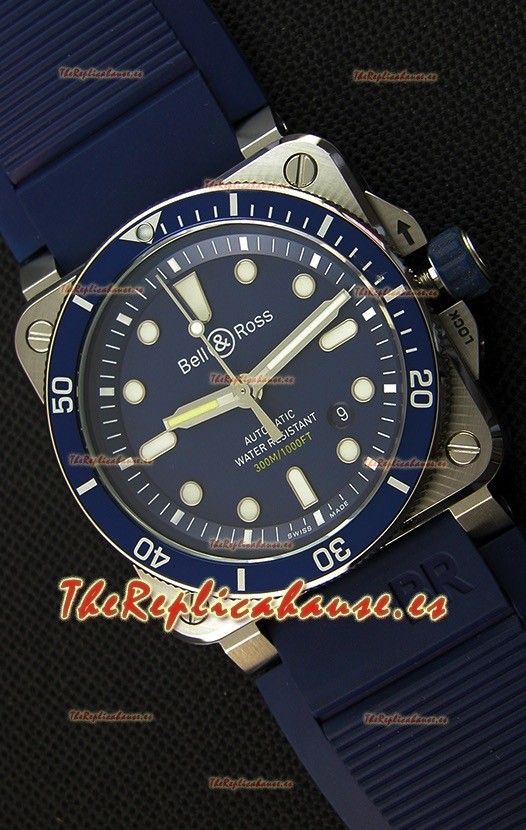 Bell & Ross BR03-92 Reloj Réplica Suizo versión Buzo a espejo 1:1