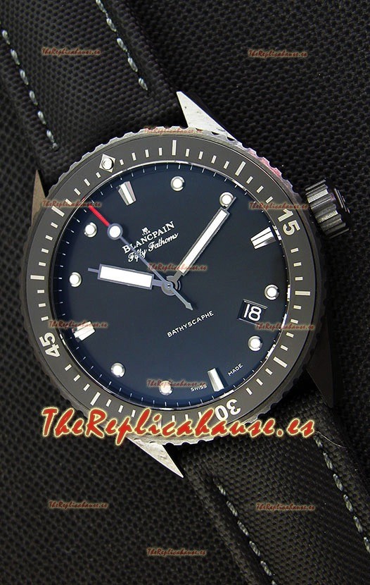 Blancpain Fifty Fathoms Reloj Réplica Suizo a espejo 1:1 Edición BATHYSCAPHE
