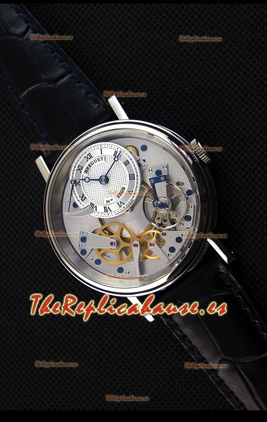 Breguet Tradition 7057BB/11/9W6 Reloj Réplica Suizo a Espejo 1:1 en Oro Rosado con Dual Tourbillon 