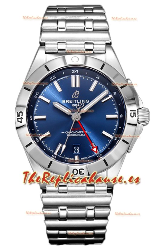 Breitling Chronomat Automatic GMT 40 Dial Azul Reloj Réplica Suiza Espejo 1:1
