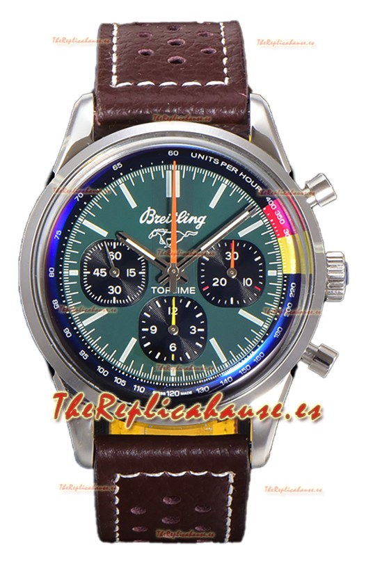 Breitling Top Time B01 Ford Mustang Correa de Piel Reloj Réplica Suiza Espejo 1:1 