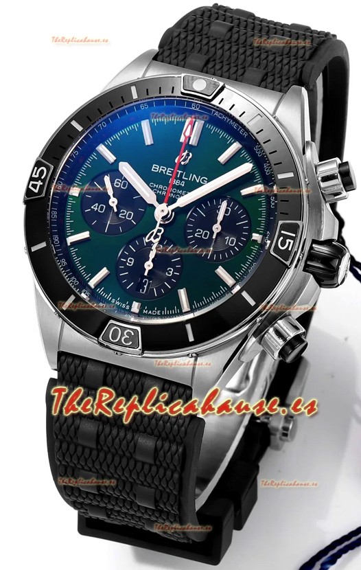 Breitling Chronomat B01 42 Edición Suiza Caja Acero 904L Dial Verde Reloj Réplica Espejo 1:1