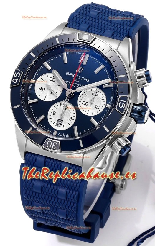 Breitling Chronomat B01 42 Edición Suiza Caja Acero 904L Dial Azul Reloj Réplica Espejo 1:1