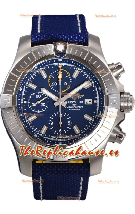 Breitling Avenger Bandit Dial Azul Reloj Réplica Suiza Espejo 1:1