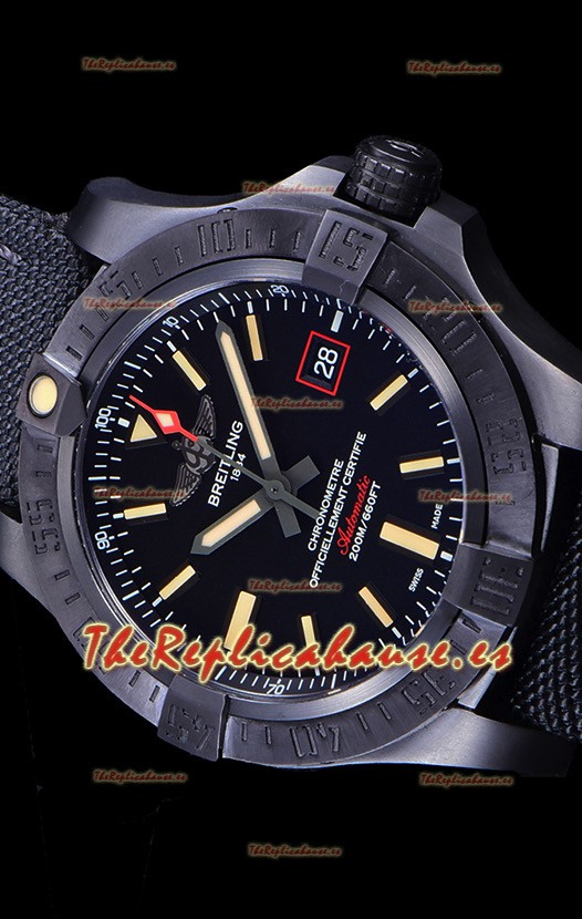Breitling Avenger Blackbird Edición Limitada Reloj Réplica Suizo