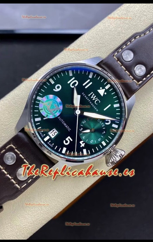 IWC Big Pilot IW501015 - Reserva de Poder Funcional Dial Verde Reloj a Espejo 1:1