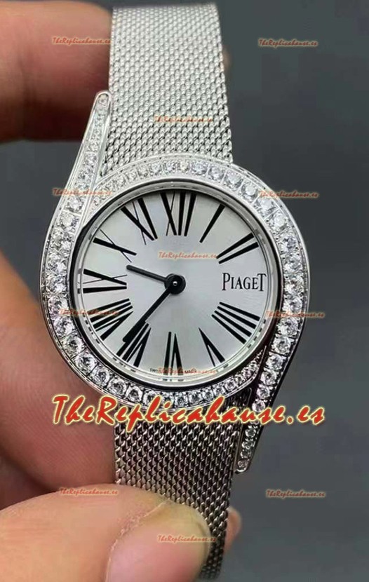 Piaget Limelight Edición Gala Calidad a Espej o1:1 Reloj de Cuarzo Suizo en Correa de Malla