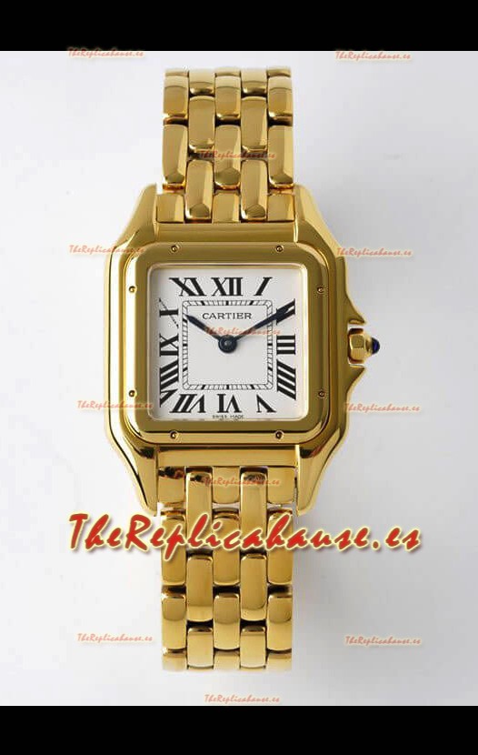 PANTHERE de Cartier Edition 27mm Reloj Suizo Espejo 1:1 Caja Oro Amarillo
