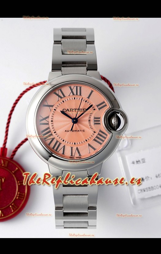 Ballon De Cartier Reloj Suizo Automático Calidad Espejo 1:1 33MM en Dial Champange