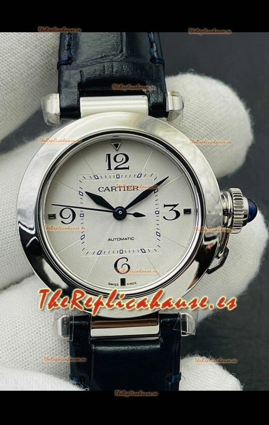 Pasha De Cartier Suizo Automático Calidad Espejo 1:1 Reloj Réplica 35MM