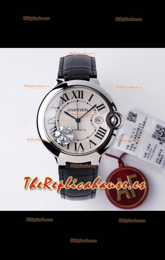 Ballon De Cartier Suizo Automático Calidad Espejo 1:1 42MM Caja en Acero
