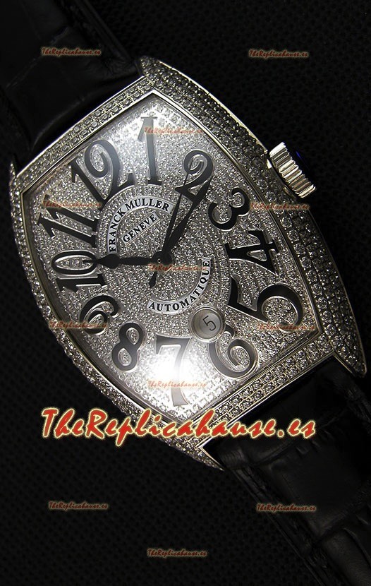 Franck Muller Casablanca Automatique 8880 Réplica a Espejo 1:1 con Diamantes
