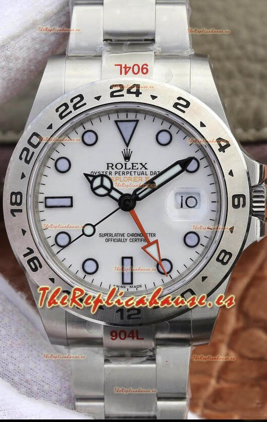 Rolex Explorer M216570-001 Reloj Réplica a Espejo 1:1 - Dial Blanco en Acero 904L 42MM