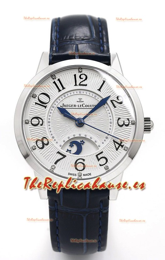 Jaeger-LeCoultre Rendez-Vous Acero Dia y Noche Reloj Suizo Réplica Espejo 1:1