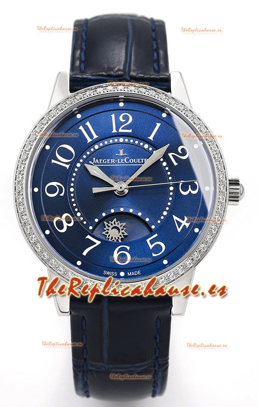 Jaeger-LeCoultre Rendez-Vous Acero Dia y Noche Reloj Suizo Réplica Espejo 1:1