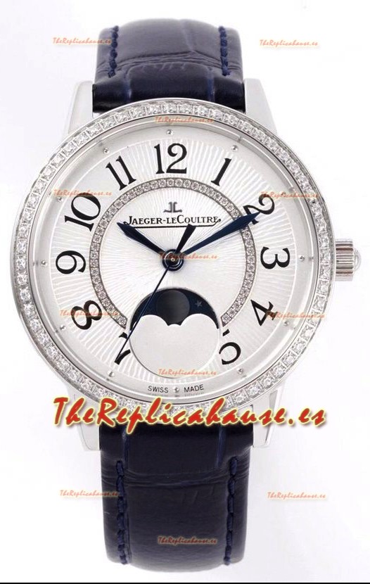 Jaeger-LeCoultre Rendez-Vous Acero Dia y Noche Reloj Suizo Réplica Espejo 1:1