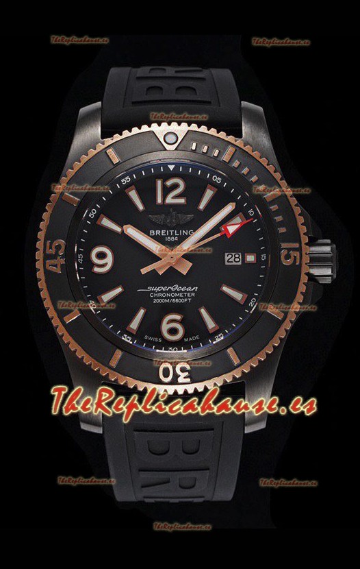 Breitling Superocean Automatic Acero Negro - Dial Negro con caja Revestida en DLC
