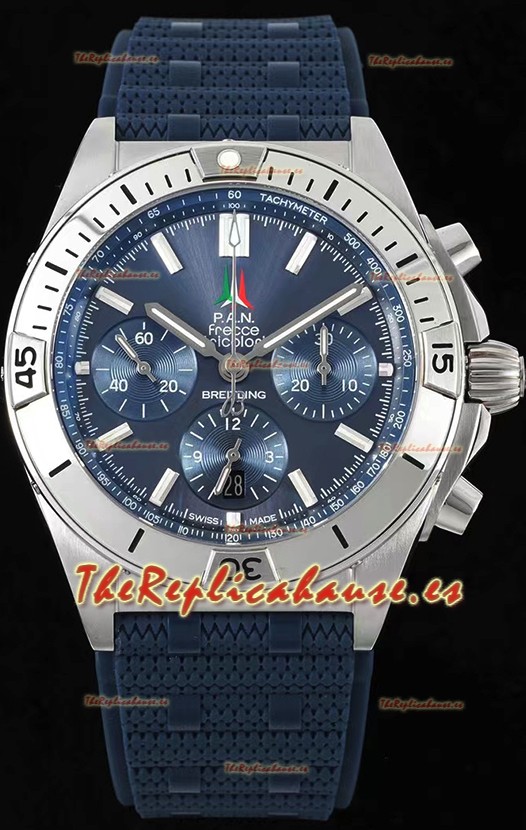 Breitling Chronomat B01 42 Edición Suiza Caja Acero 904L Dial Azul Reloj Réplica a Espejo 1:1