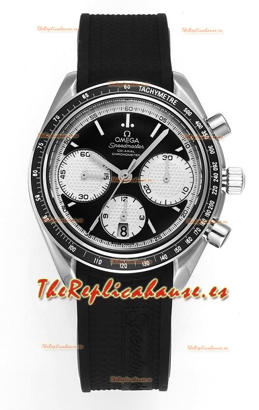 Omega Speedmaster Racing Acero 904L Chronograph Réplica a Espejo 1:1 Dial Negro