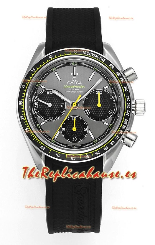 Omega Speedmaster Racing Acero 904L Chronograph Réplica a Espejo 1:1 Dial Gris