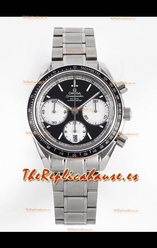 Omega Speedmaster Racing Acero 904L Chronograph Réplica a Espejo 1:1 Dial Negro