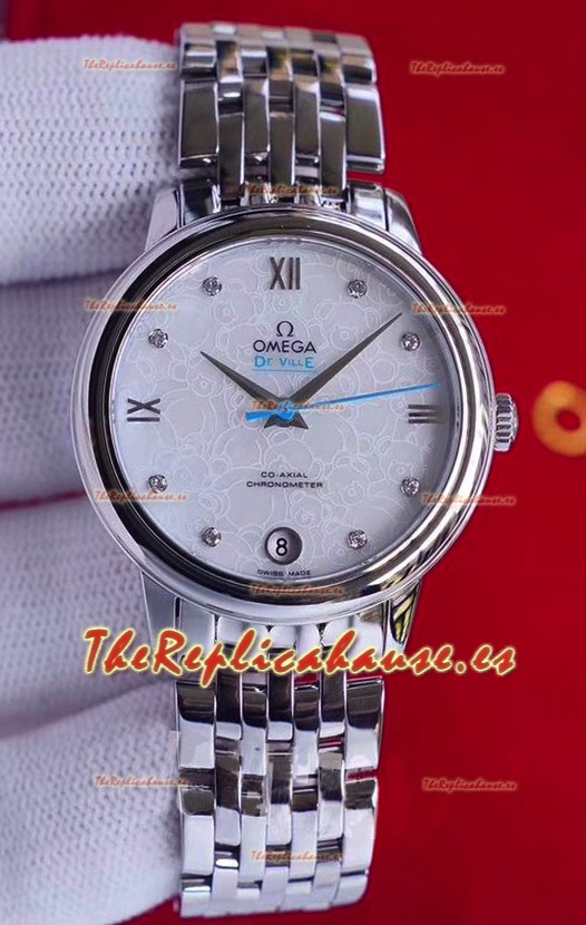 Omega De Ville Edition Reloj Suizo Automático Caja en Acero Inoxidable