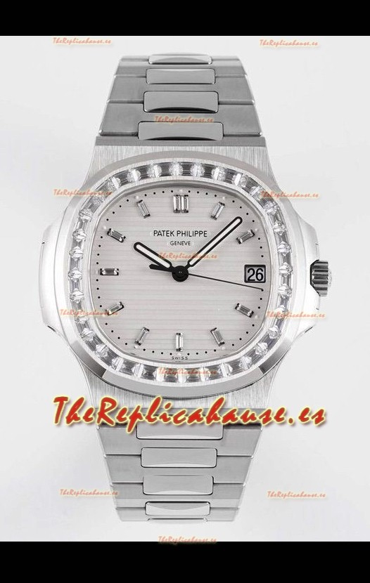 Patek Philippe Nautilus 5711/1A Dial Blanco Reloj Réplica Suizo a Espejo 1:1 en Acero 904L