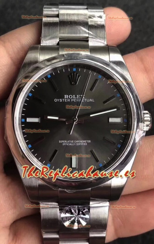 Rolex Oyster Perpetual REF#124300 41MM Movimiento Cal.3230 Réplica Suizo Dial en Negro Acero 904L Reloj Réplica a Espejo 1:1