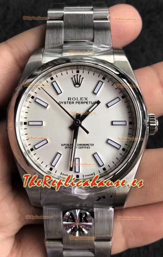 Rolex Oyster Perpetual REF#124300 41MM Movimiento Cal.3230 Réplica Suizo Dial en Negro Acero 904L Reloj Réplica a Espejo 1:1