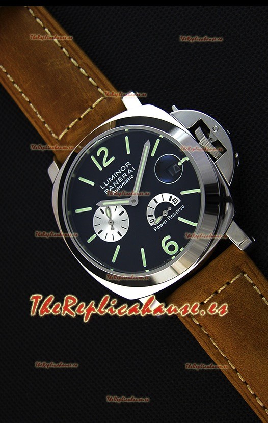 Panerai Luminor Reloj Réplica Japonés con Indicador de Reserva de Energía en Caja de Acero