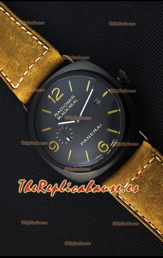 Panerai Radiomir Black Seal PAM292 Reloj Réplica Japonés Dial en Negro