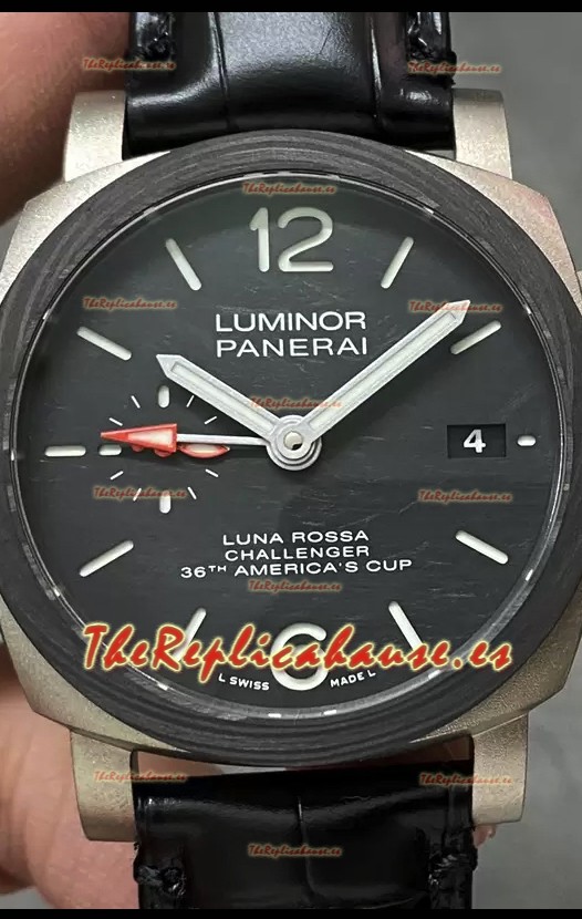 Panerai Luminor PAM01096 Edición Luna Rossa Challenger Reloj Réplica Suizo Espejo 1:1