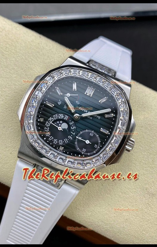 Patek Philippe Nautilus 5712G Reloj Réplica Suizo Calidad 1:1 en Dial Negro