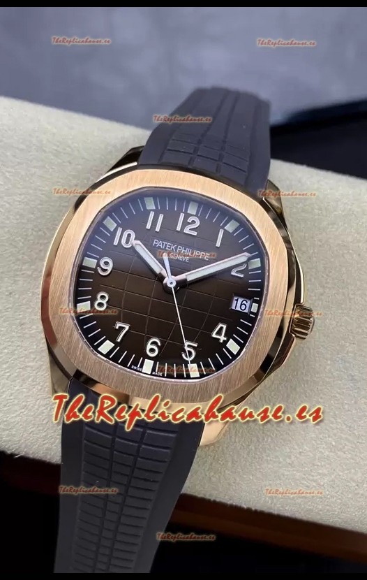 Patek Philippe Aquanaut 5167-001 Réplica Suiza Acero 904L Oro Rosado - Edición Espejo 1:1