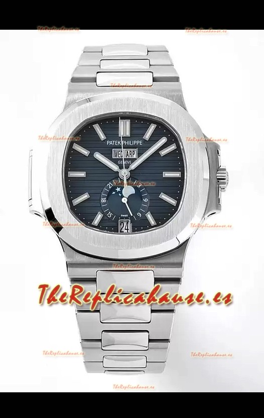 Patek Philippe Nautilus 5726A Dial Azul Versión 2023 Actualizada Répica 1:1