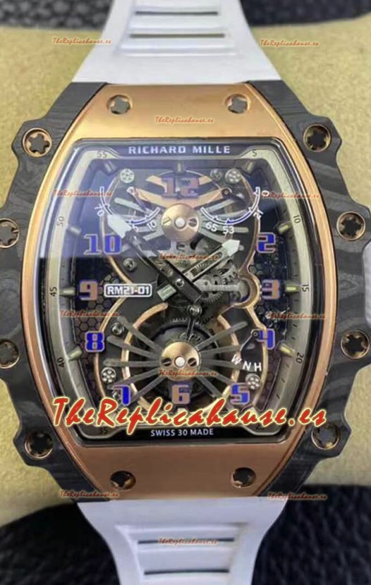 Richard Mille RM21-01 Aerodyne Tourbillon Edition Reloj Réplica a Espejo 1:1