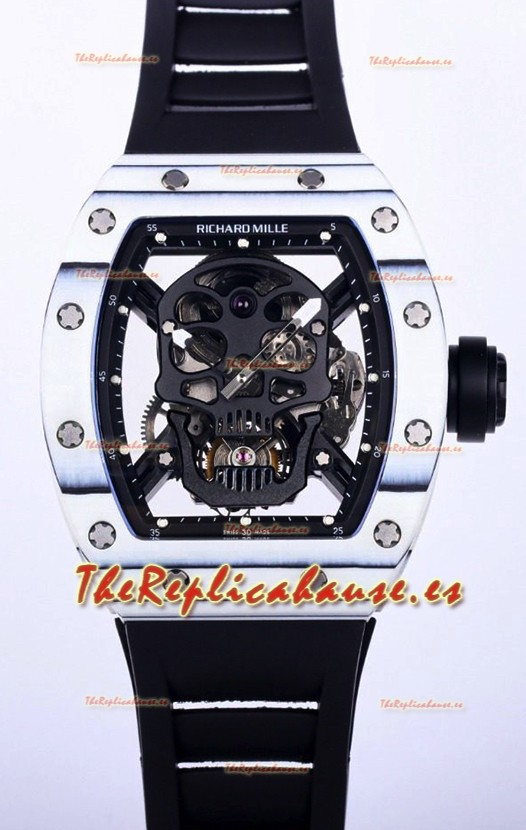 Richard Mille RM052-01 Tourbillon en Caja de Carbono NTPT Blanco - Calidad Espejo 1:1