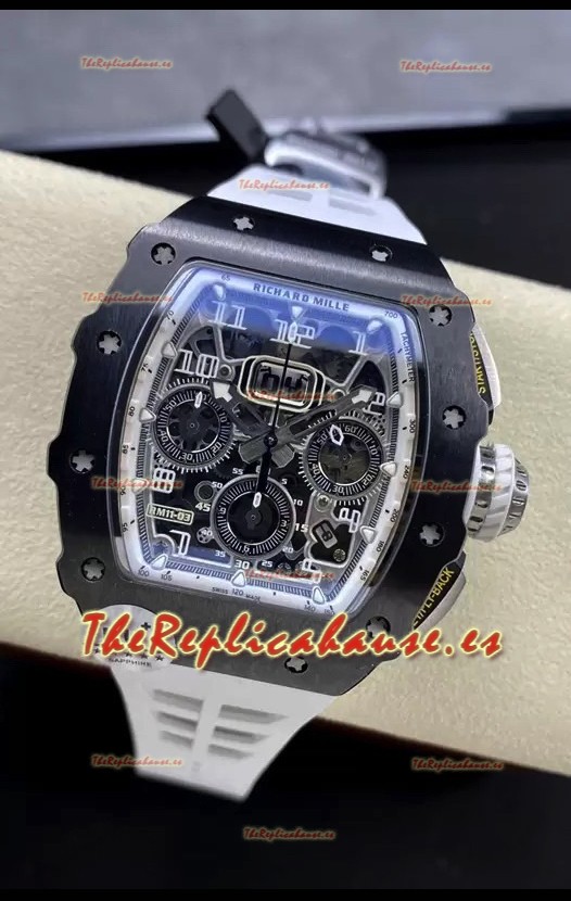 Richard Mille RM11-03 Cerámica Titanio/Negra Reloj Réplica Suizo Calidad Espejo 1:1
