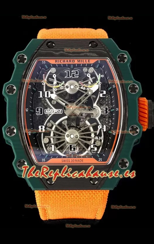 Richard Mille RM21-02 Edición Tourbillon Aerodyne Reloj Réplica Espejo 1:1