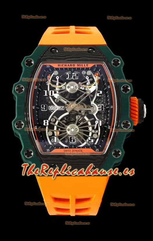 Richard Mille RM21-02 Edición Tourbillon Aerodyne Reloj Réplica Espejo 1:1