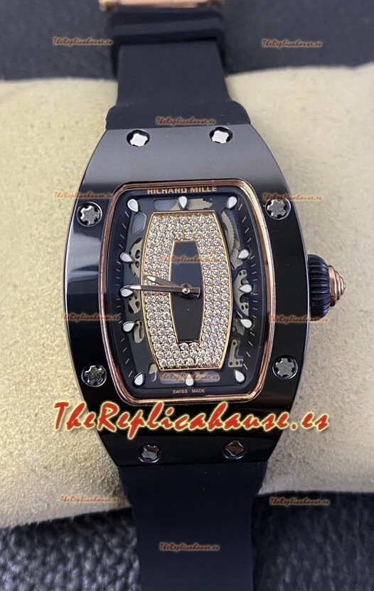 Richard Mille RM-07-01 Caja Cerámica Ladies Reloj Réplica Suizo 1:1
