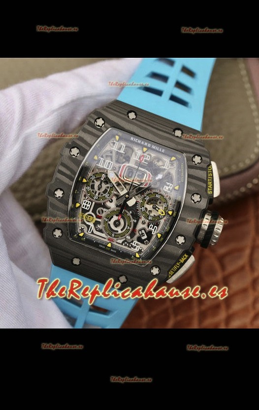 Richard Mille RM11-03 Caja de Carbono Forjado Reloj Réplica Suizo Calidad Espejo 1:1